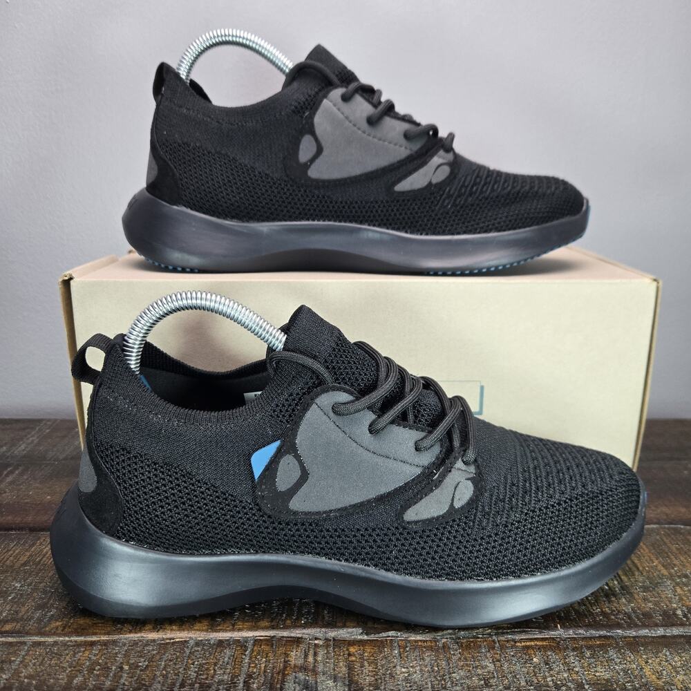 Vessi Everyday Move Sneaker Mens Size 7 Waterproof Shoes Lace Up Breezy Black